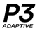 P3 Adaptive black logo